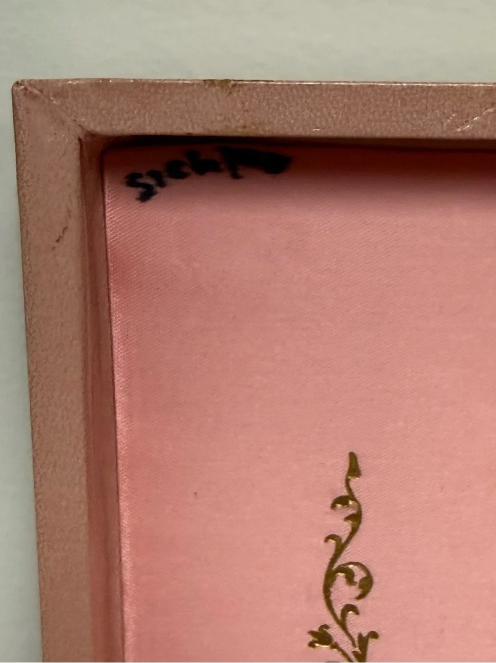 Vintage MCM Mid-Century Jewelry Box Organizer Large Pink w/ Pink Velvet Interior